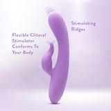 Blush Evelyn Rabbit Vibrator Purple