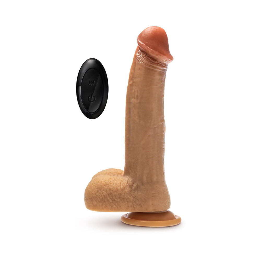 Dr. Skin Silicone Dr. Phillips Thrusting Dildo 8.5 inches Tan