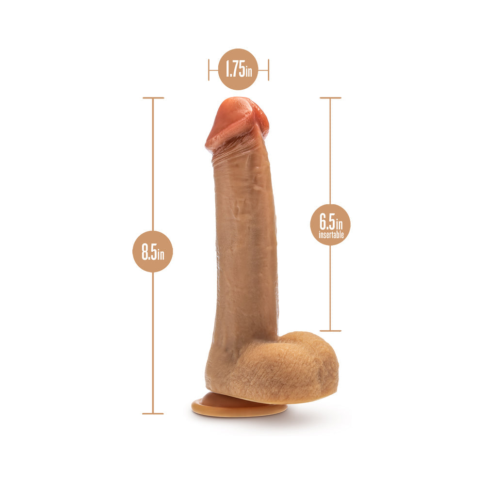 Dr. Skin Silicone Dr. Phillips Thrusting Dildo 8.5 inches Tan