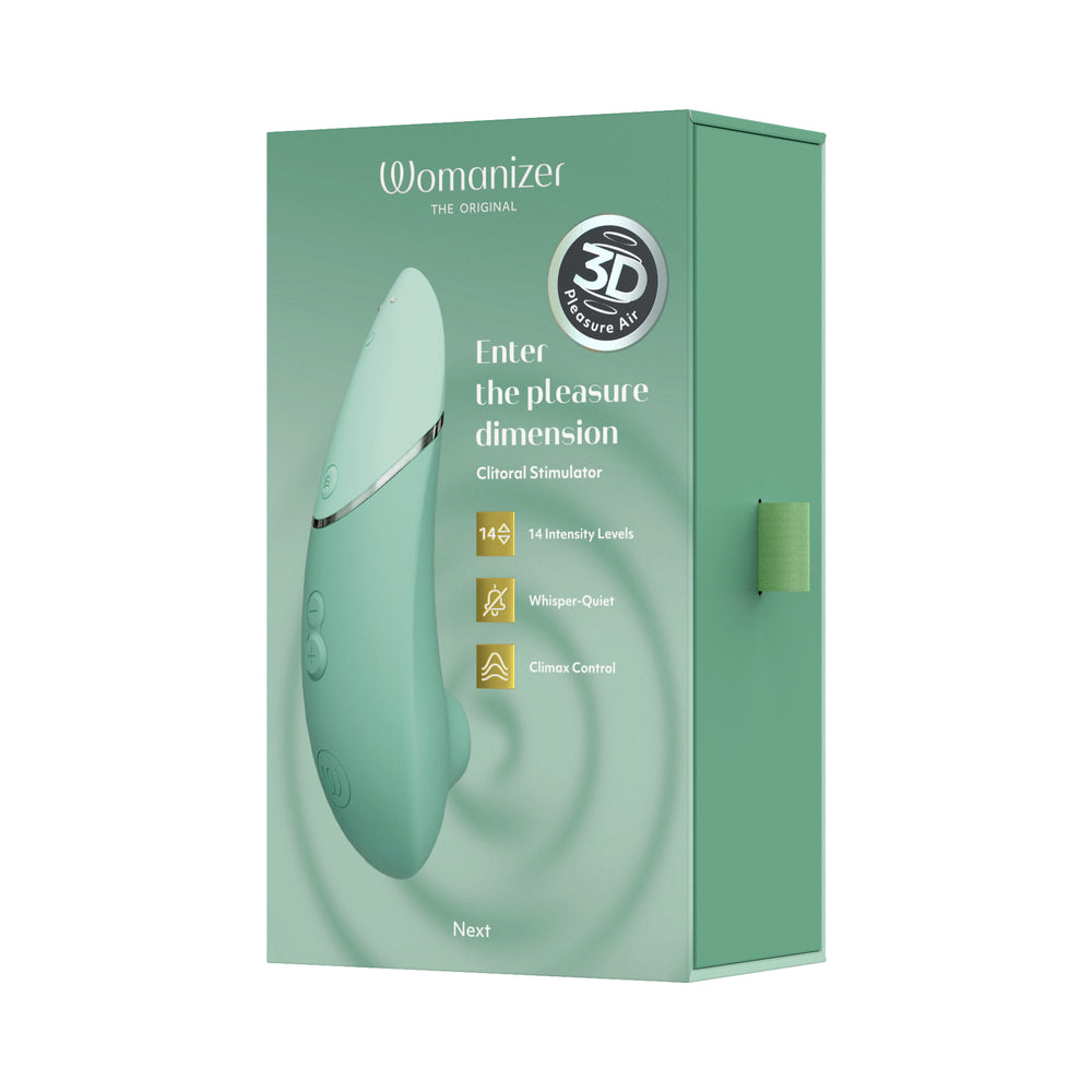 Womanizer Next Rechargeable Silicone Clitoral Stimulator - Sage