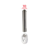 Dickboy Vibes 8 inches Dildo with Rechargeable Bullet Chocolate