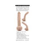 Gender X 10 inches Flexskin Poseable TrueFeel Dildo Light