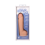 The Realistic Cock Hung 12 inches ULTRASKYN Vac-U-Lock Dildo Vanilla