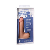 The Realistic Cock 7 inches ULTRASKYN Vac-U-Lock Dildo with Balls Vanilla