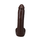 The Realistic Cock 9 inches ULTRASKYN Vac-U-Lock Dildo with Balls Chocolate