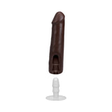The Realistic Cock 7 inches ULTRASKYN Vac-U-Lock Dildo Chocolate