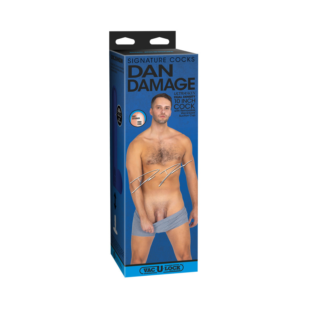 Signature Cocks Dan Damage 10 inches ULTRASKYN Vac-U-Lock Dildo