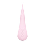 Lelo Dot Elliptical Clitoral Stimulator Pink featuring a sleek design for targeted pleasure.