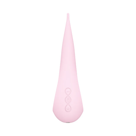 Lelo Dot Elliptical Clitoral Stimulator Pink featuring a sleek design for targeted pleasure.