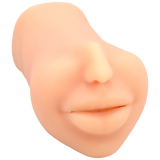 The Super Sucker Cum Guzzler Male Mouth Ultraskyn Masturbator lifelike lips and realistic features for ultimate pleasure.
