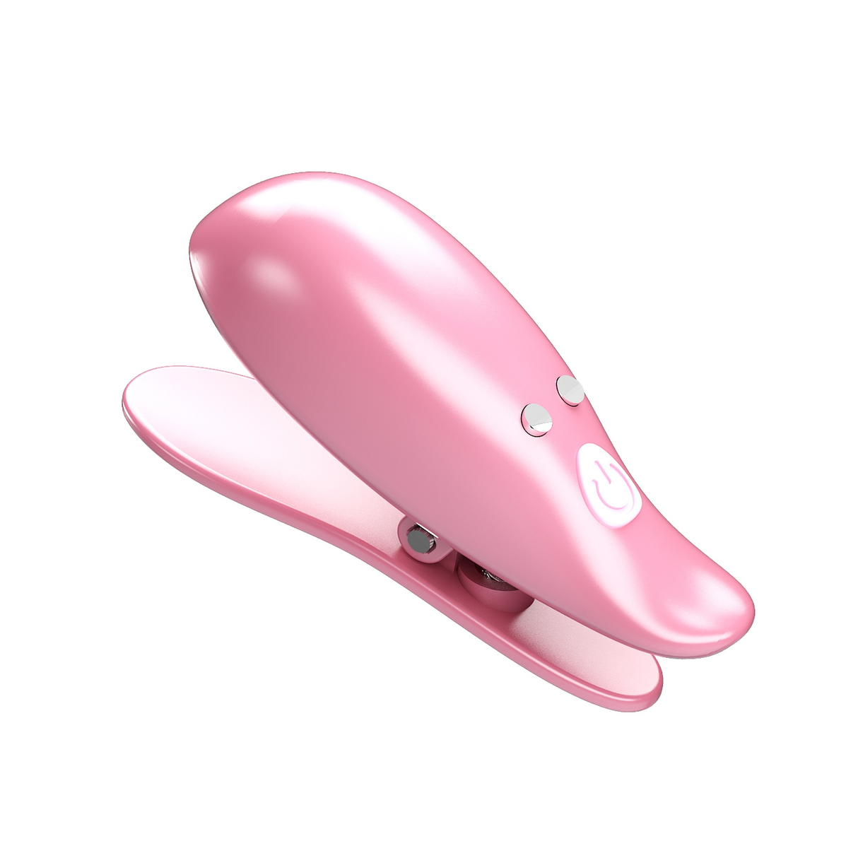 Pretty Love Leaf Wireless Vibrating Nipple Clamps Pink - Image 4
