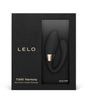 Lelo Tiani Harmony App Connected Couples Vibrator Black in elegant packaging showcasing its dual-action design.