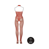 Le Desir Fishnet and Lace Bodystocking Sunset Glow Queen Size