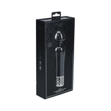 Royal Gems Scepter Silicone Rechargeable Vibrator Black
