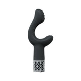 Royal Gems Majestic Silicone Rechargeable Vibrator Black