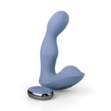 JimmyJane Pulsus P-Spot Rechargeable Silicone Dual Stimulator with Remote Control - Blue