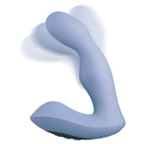 JimmyJane Pulsus P-Spot Rechargeable Silicone Dual Stimulator with Remote Control - Blue