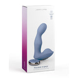 JimmyJane Pulsus P-Spot Rechargeable Silicone Dual Stimulator with Remote Control - Blue