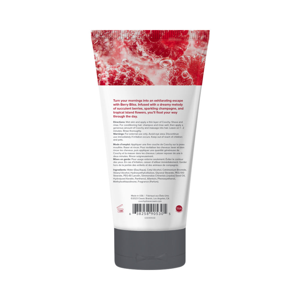 Coochy Berry Bliss Shave Cream 3.4 oz
