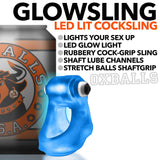 OxBalls Glowsling Cocksling Led Blue Ice