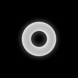 Firefly Bubble Ring Medium Glow-in-the-Dark Cock Ring White