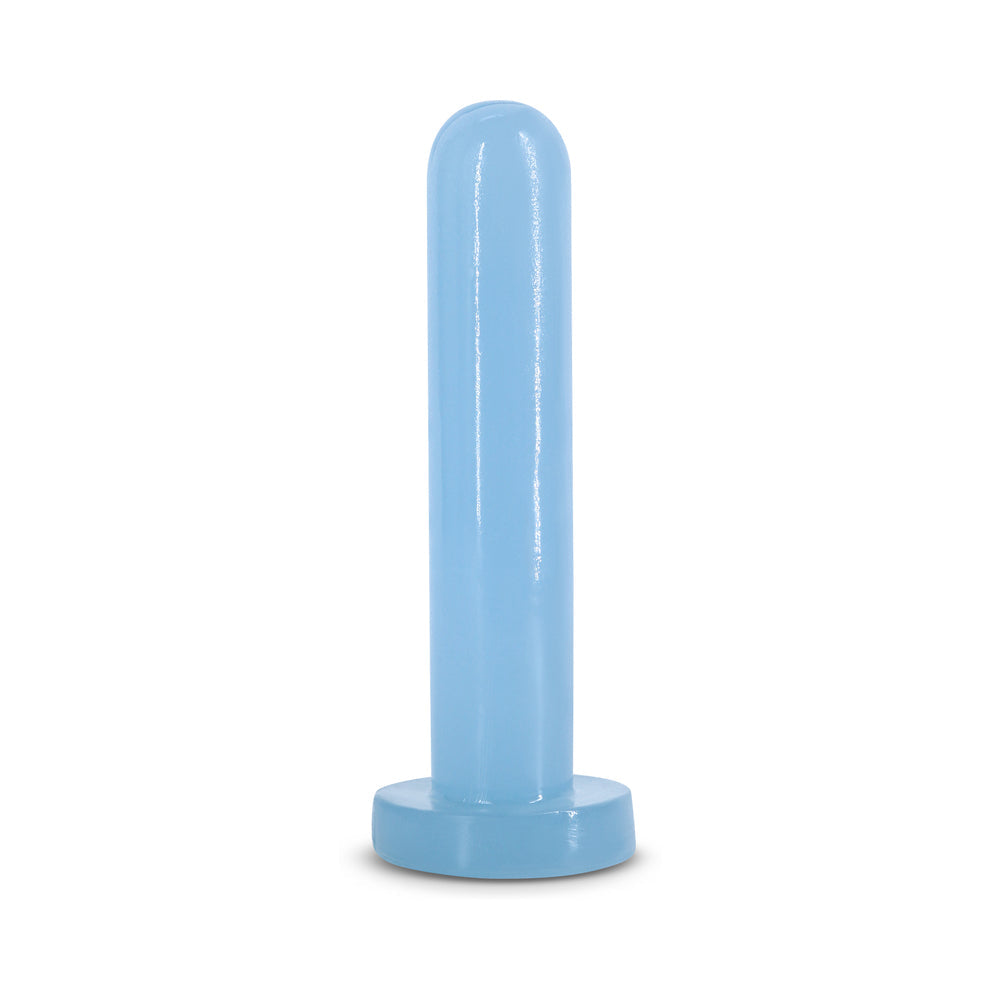 Firefly Thrill Small Glow-in-the-Dark Dildo Blue