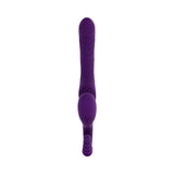 Playboy Pleasure Hug It Out Acai Massager in purple, designed for triple stimulation and full-body satisfaction.