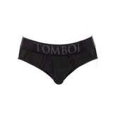 SpareParts Tomboi Cover Brief Style Underwear Harness Black XS in black, designed for comfort and performance.