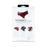 SpareParts Tomboi Cover Brief Style Underwear Harness Black 4XL packaging with product features and design.
