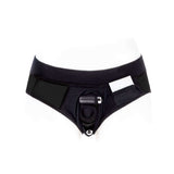 SpareParts Tomboi Cover Brief Style Underwear Harness Black 5XL on display, showcasing a premium design and fit.