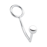 Blue Line Stainless Steel Anal Hook & Cock Ring