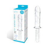 Glas 11 inches Girthy Cock Double Ended with Handle