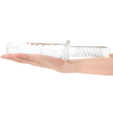 Glas 11 inches Girthy Cock Double Ended with Handle