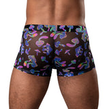 Male Power Hazy Dayz Pouch Short Mushrooms XL