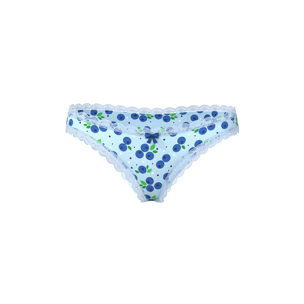 Magic Silk Sweet Treats Boy Short with Lube Blueberry Queen Size