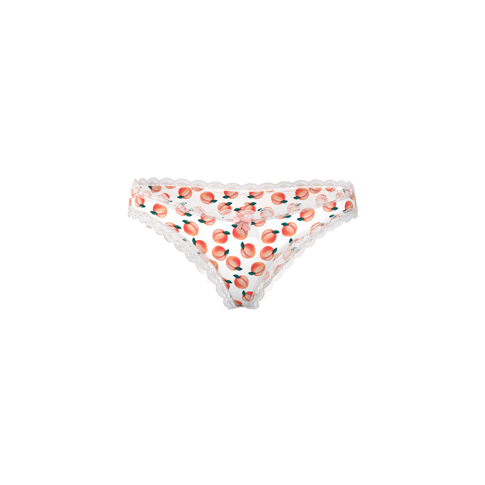 Magic Silk Sweet Treats Boy Short with Lube Peach Queen Size
