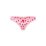 Magic Silk Sweet Treats Crotchless Boy Short with Lube Strawberry L/XL
