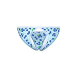 Magic Silk Sweet Treats Split Back & Crotchless Panty with Lube Blueberry Queen Size