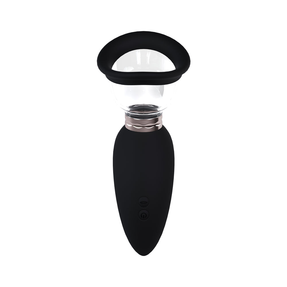 Pumped Arousing Automatic Rechargeable Vulva & Breast Pump Black