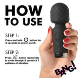 BANG! 10X Mini Silicone Wand Black