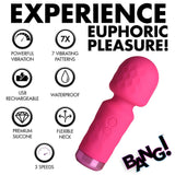 BANG! 10X Mini Silicone Wand Pink