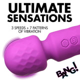 BANG! 10X Mini Silicone Wand Purple