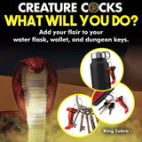 Creature Cocks King Cobra Silicone Keychain