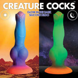 Creature Cocks Space Cock Glow-in-the-Dark Silicone Alien Dildo