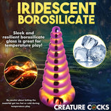 Creature Cocks Twilight Rainbow Glass Dildo