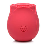 Bloomgasm 10X Wild Rose Silicone Suction Clit Stimulator Red