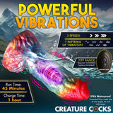 Creature Cocks Rainbow Phoenix Vibrating Silicone Dildo