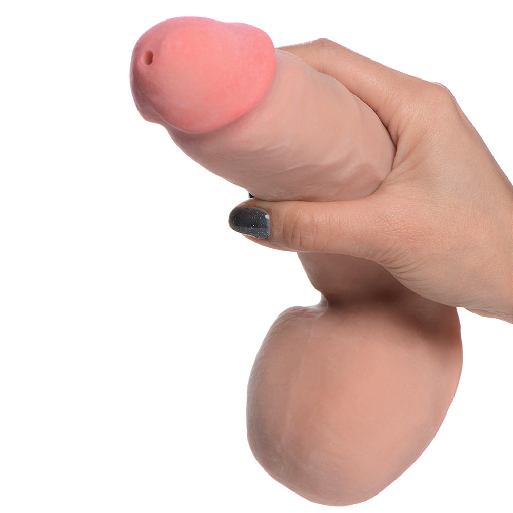 Loadz 8 inches Dual Density Squirting Dildo Light