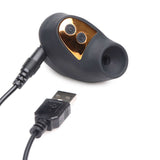 Shegasm Mini 12X Mini Silicone Clit Stimulator Black