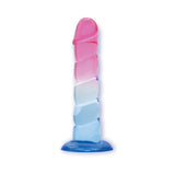 Shades Swirl 7.5 inches Dildo Pink/Blue